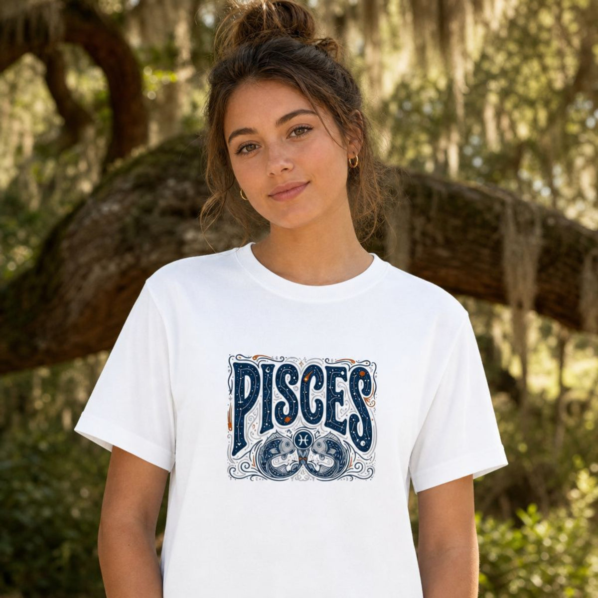 Pisces Zodiac Celestial T-Shirt