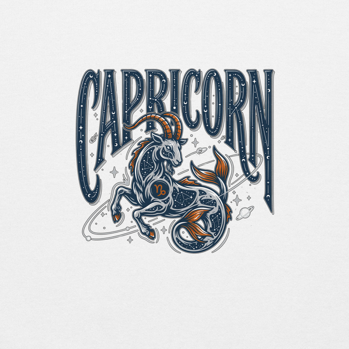 Capricorn Zodiac Celestial T-Shirt