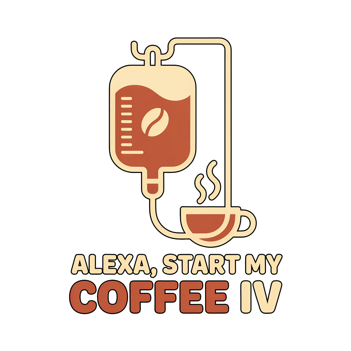 Alexa, Start My Coffee IV Mug - Funny Nurse Coffee Mug