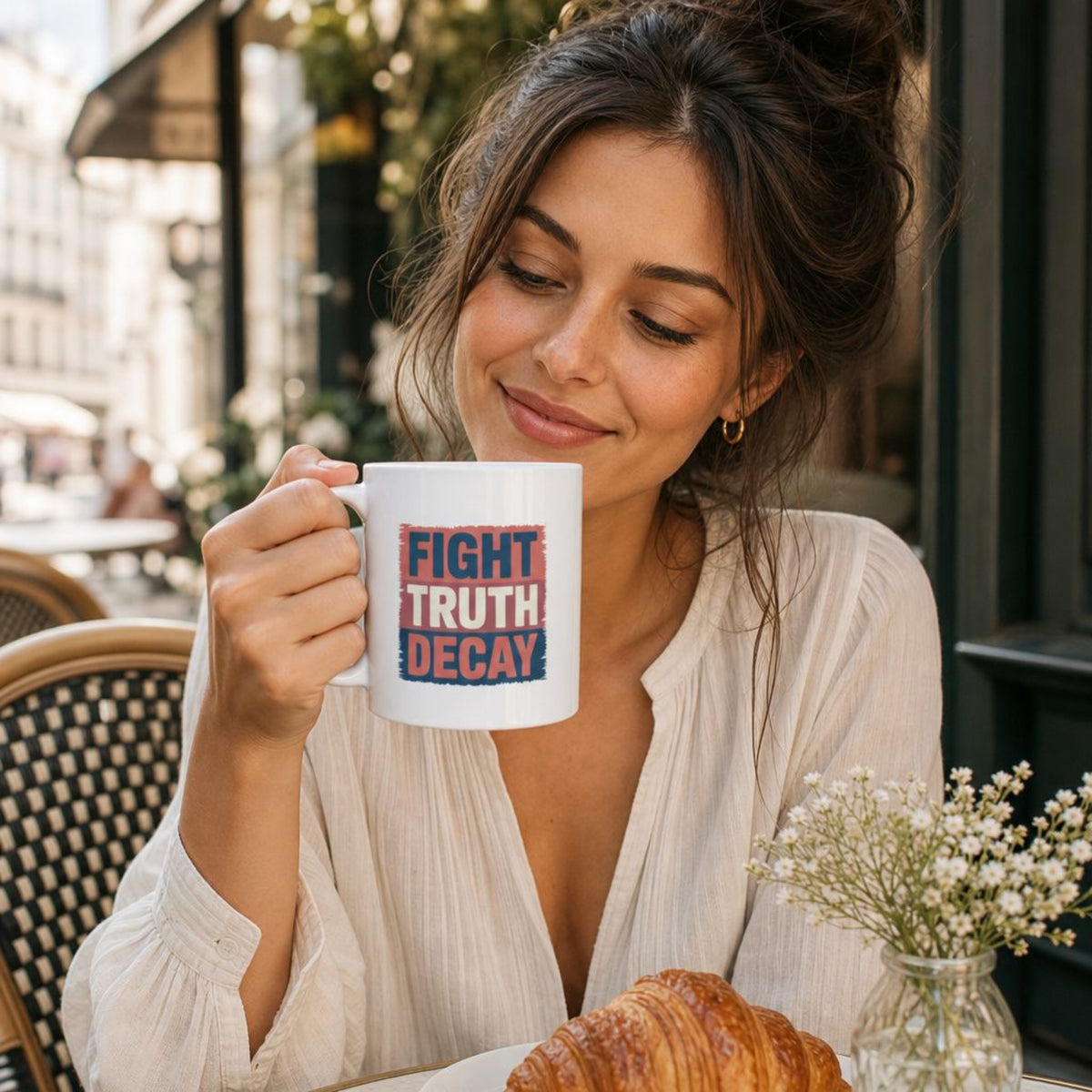 Fight Truth Decay Mug - Political Protest Coffee Mug
