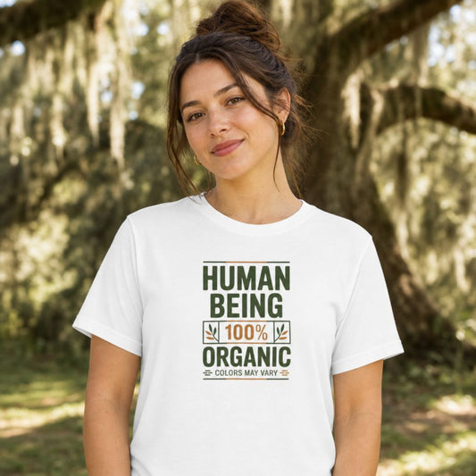 Human Being 100% Organic T-Shirt | Colors May Vary Equality Tee