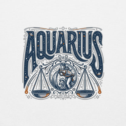 Aquarius Zodiac Celestial T-Shirt