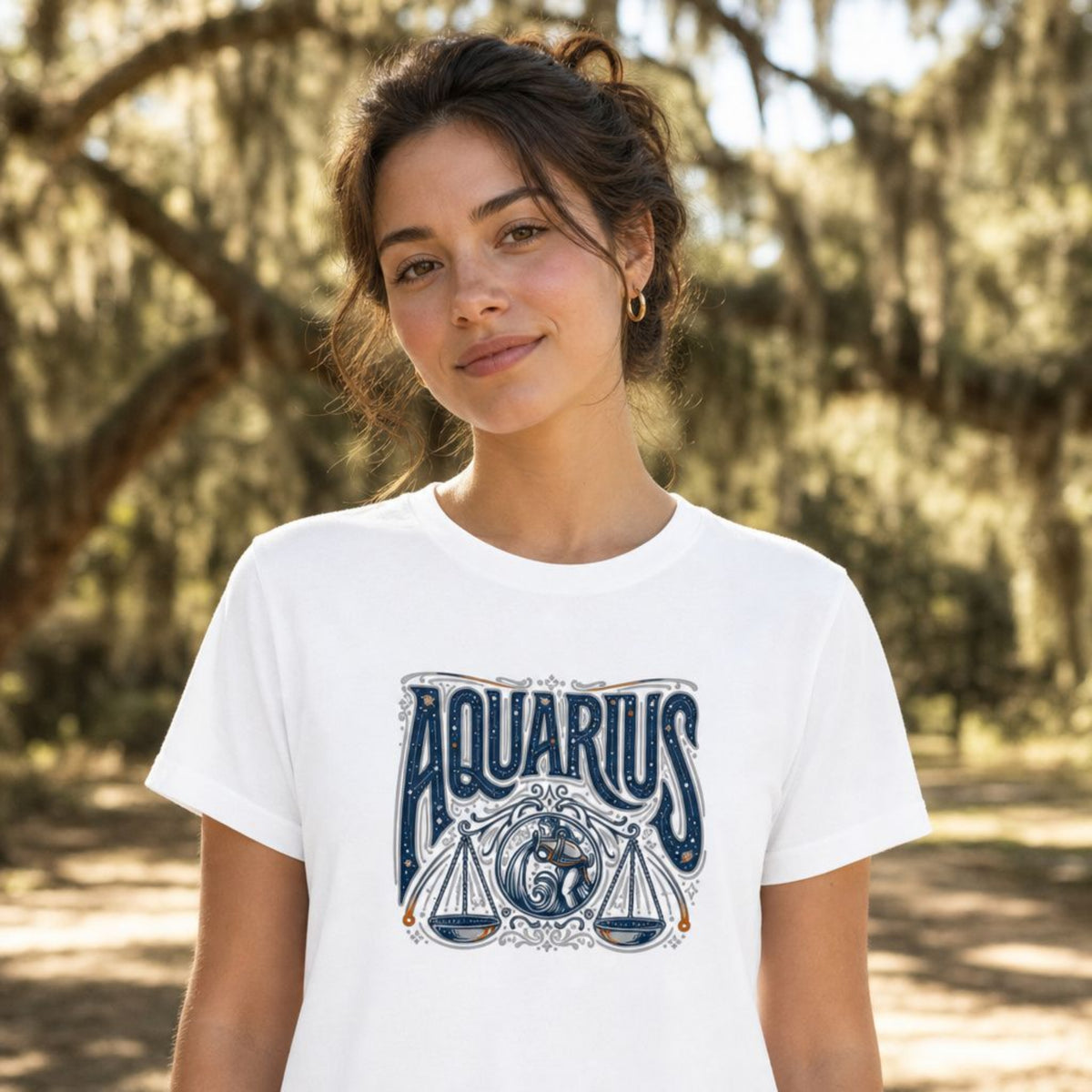 Aquarius Zodiac Celestial T-Shirt