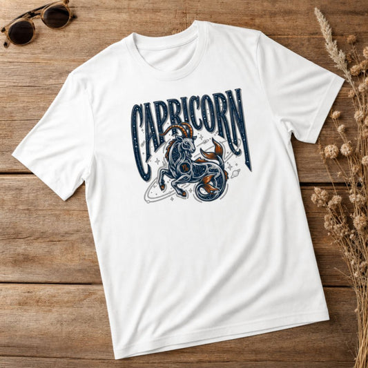 Capricorn Zodiac Celestial T-Shirt