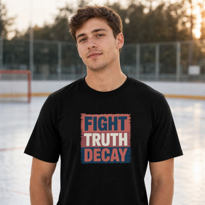 Fight Truth Decay Retro Protest T-Shirt | Facts Matter Graphic Tee