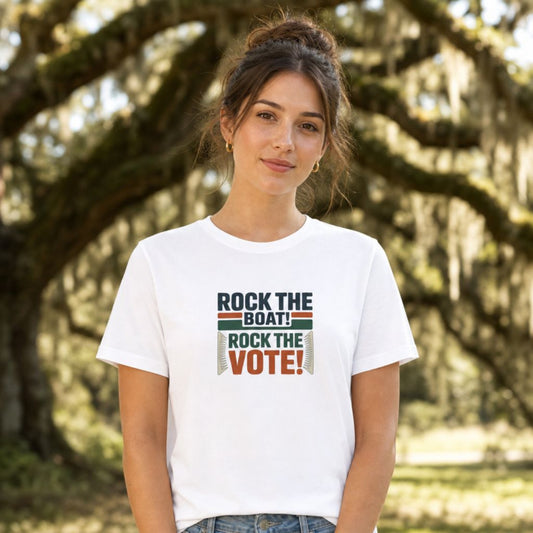 Rock The Vote T-Shirt - Civic Duty Rally Tee