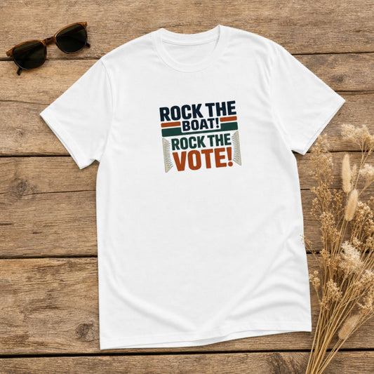 Rock The Vote T-Shirt - Civic Duty Rally Tee