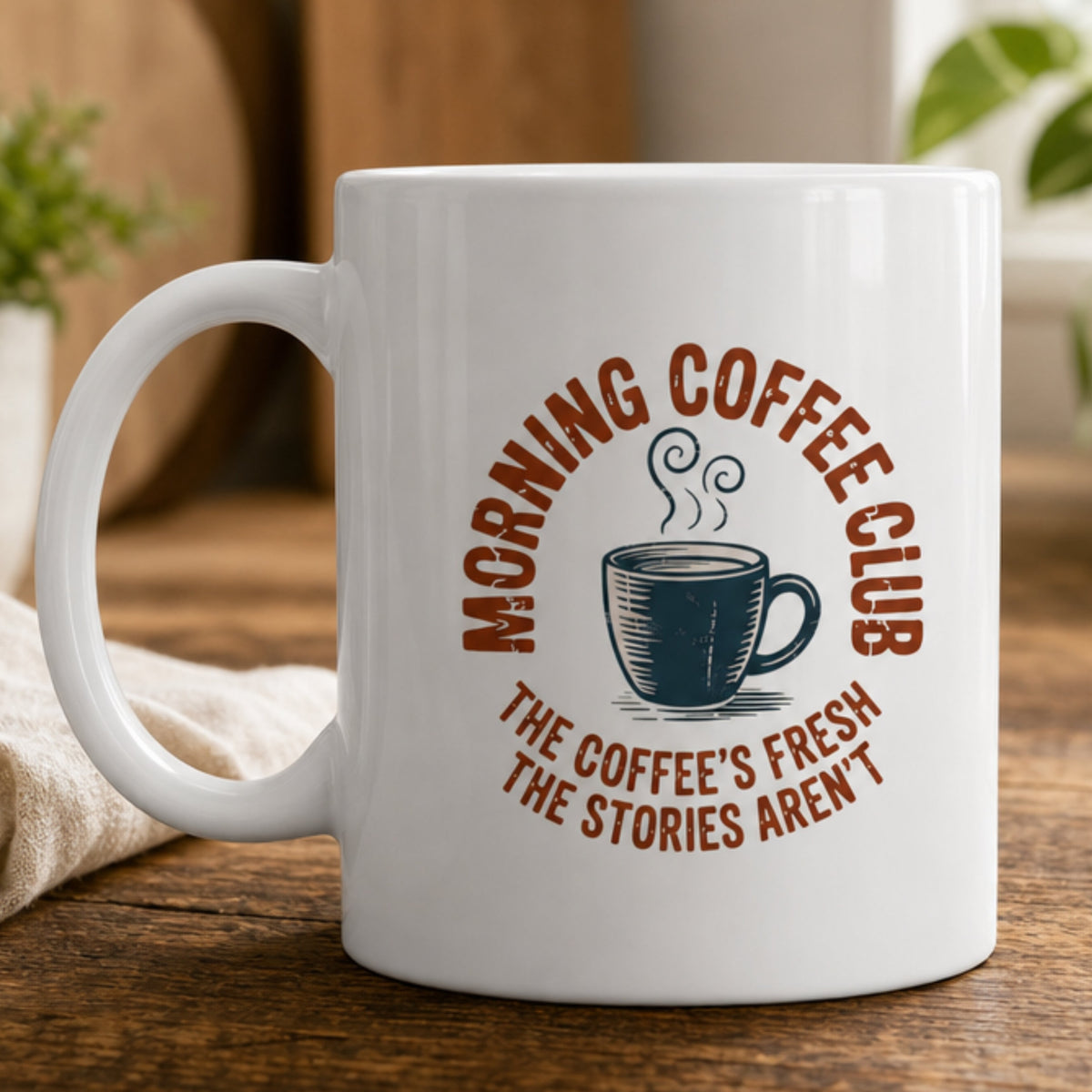 Morning Coffee Club - Diner Regulars Coffee Mug