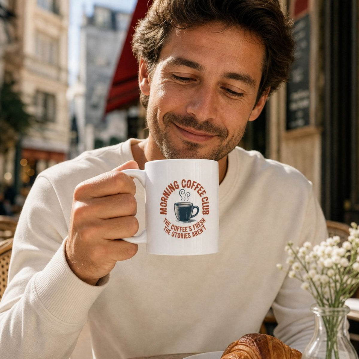 Morning Coffee Club - Diner Regulars Coffee Mug