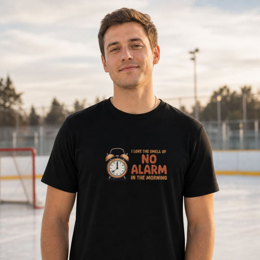 I Love the Smell of No Alarm in the Morning T-Shirt - Funny Retirement Tee