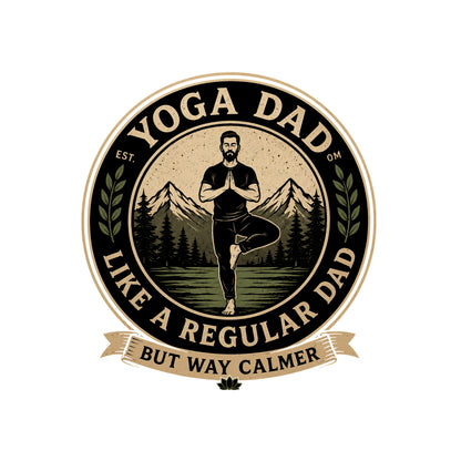 Yoga Dad Shirt - Vintage Tree Pose Men's Yoga Coffee Mug